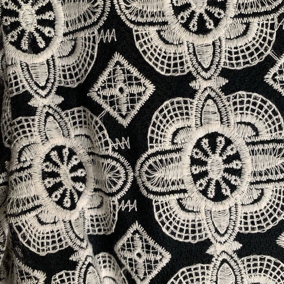 Alice + Olivia Cream & Black Geraldine Dress Size 4 - Picture 6 of 6